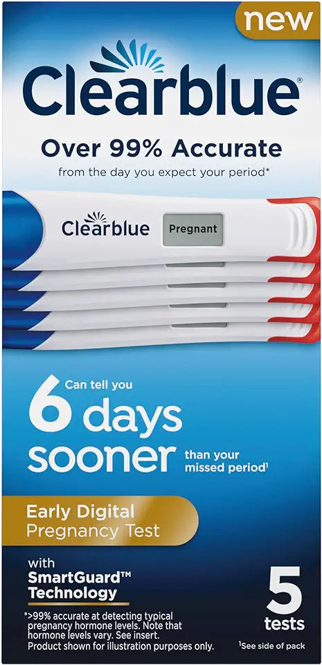 Digital Pregnancy Test 5 Ct C51616
