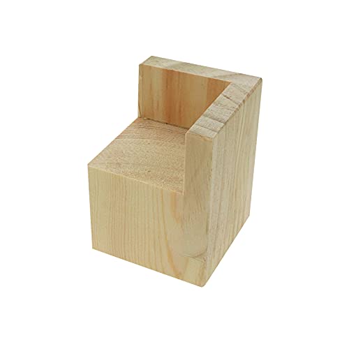 Set of 4 Solid Wood Bed Risers 3.15 Inches P247