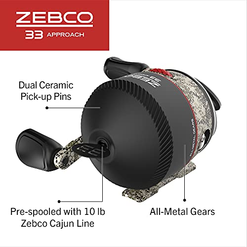 2-Piece Fiberglass Fishing Rod and Spincast Reel Combo U412