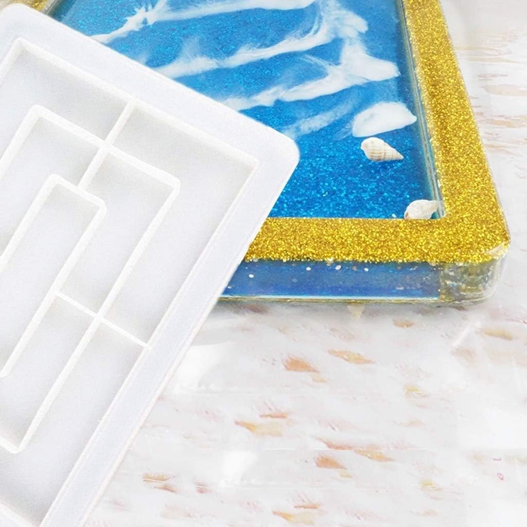 Rectangle Silicone Rolling Tray Molds Q6119