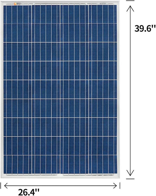 100 Watt 12 Volt Polycrystalline Solar Panel O739527