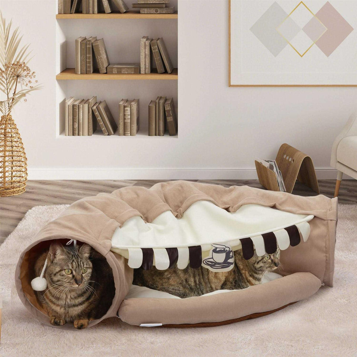 Cat Tunnel with Cat Bed I533