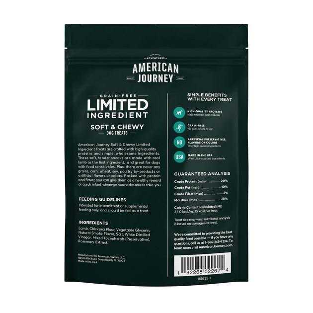 Limited Ingredient Grain-Free Soft & Chewy Dog Treats X59827