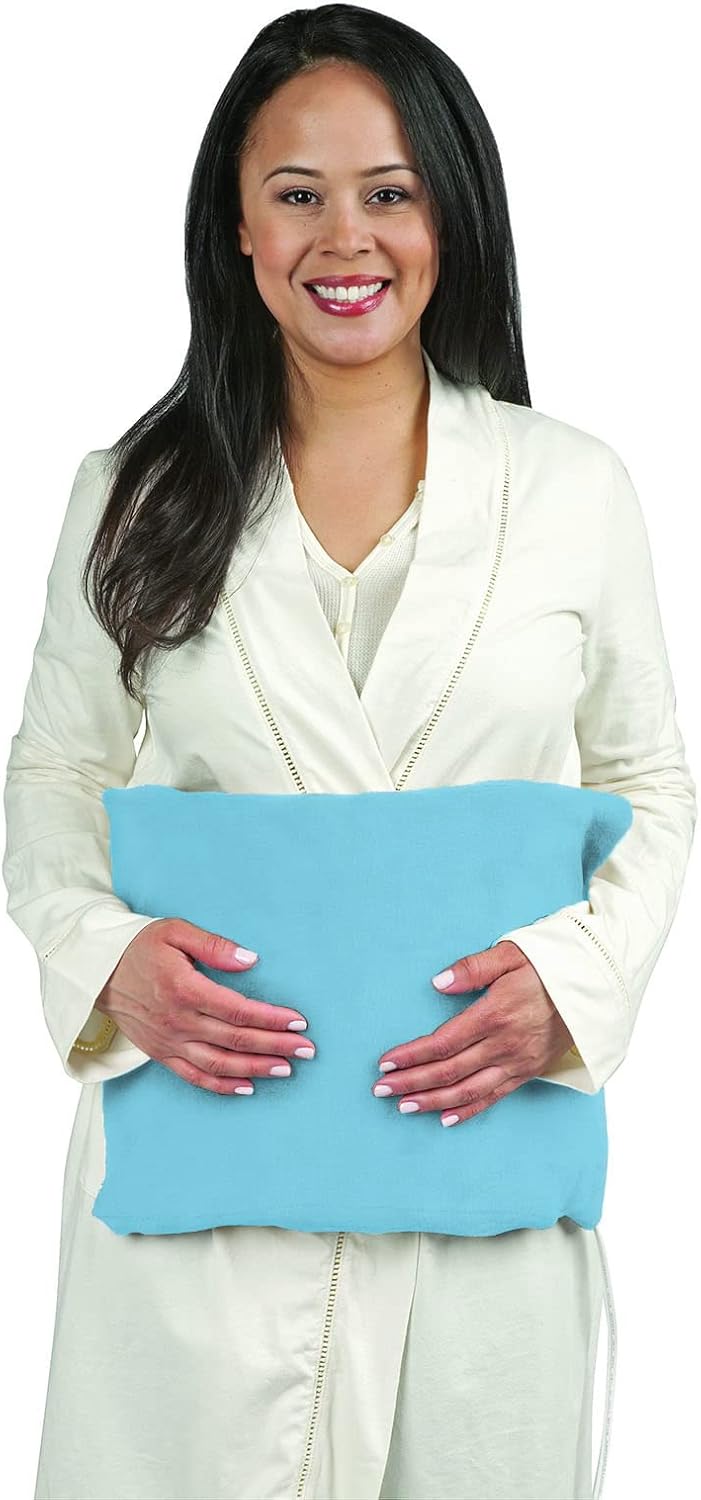 Electric Heating Pad, 12" x 15", Blue B635554
