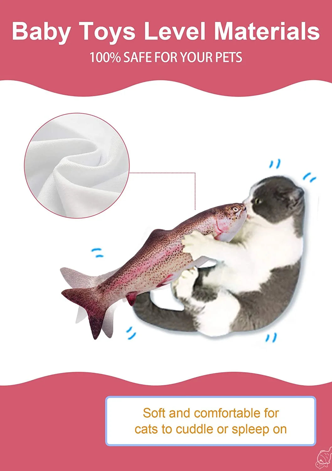 Flopping Fish Cat Toy P539438