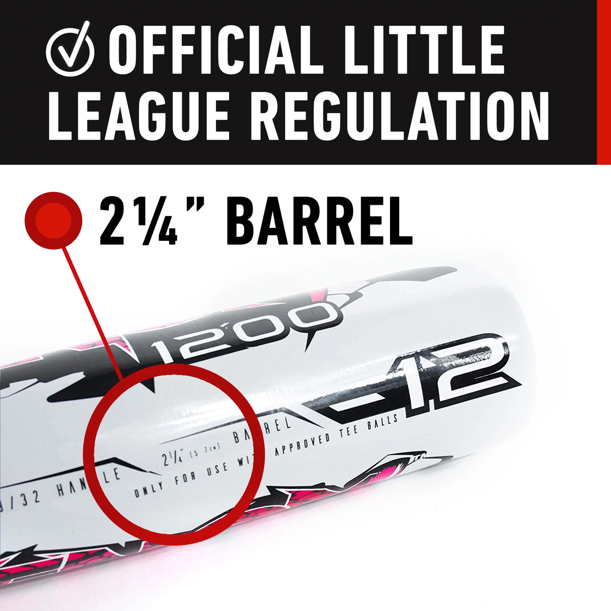 24 In. 12 Oz. Aluminum Youth Tee Ball Bat G45491