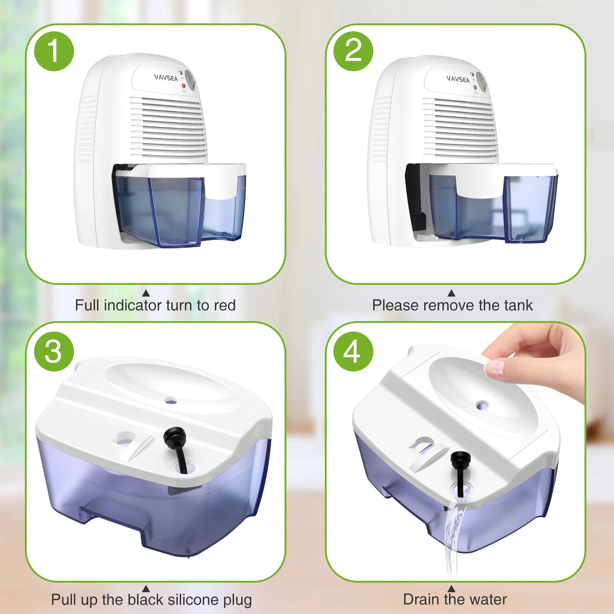 Electric Dehumidifier with Auto Shut off U9489