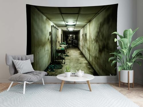 Abandoned Hospital Tapestry 118''x78'' E826