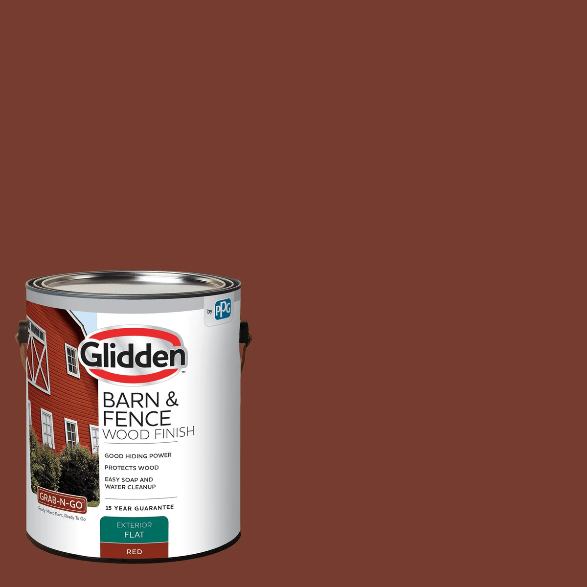 White Flat Exterior Wood Paint 1 Gallon W620