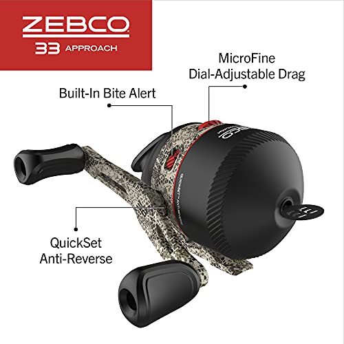 2-Piece Fiberglass Fishing Rod and Spincast Reel Combo U412