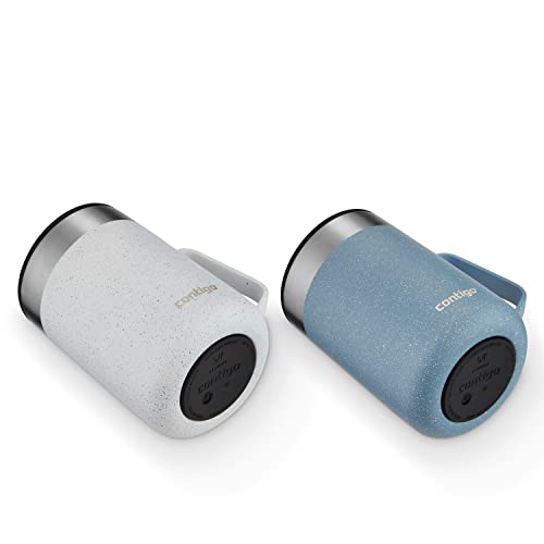 14oz Stainless Steel Vacuum-Insulated Mug with Handle and Splash-Proof Lid A712653