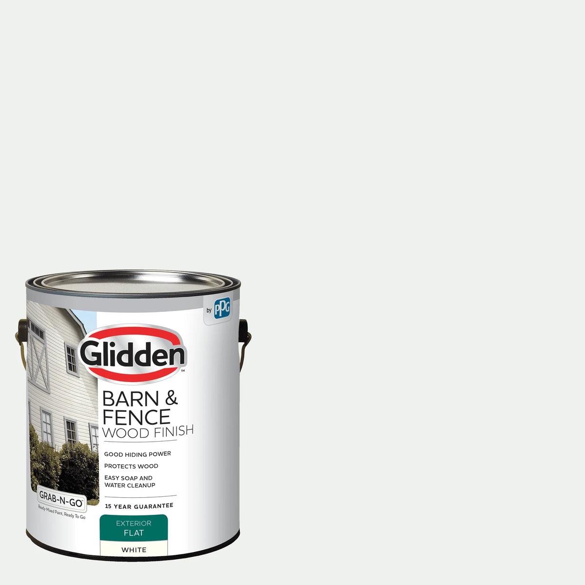 White Flat Exterior Wood Paint 1 Gallon W620