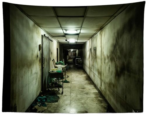 Abandoned Hospital Tapestry 118''x78'' E826