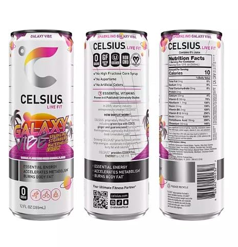 12 Pack 12 fl oz Sparkling Energy Drink Q391