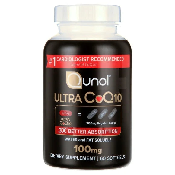 100mg CoQ10 Softgels Dietary Supplement 60 Count X97238