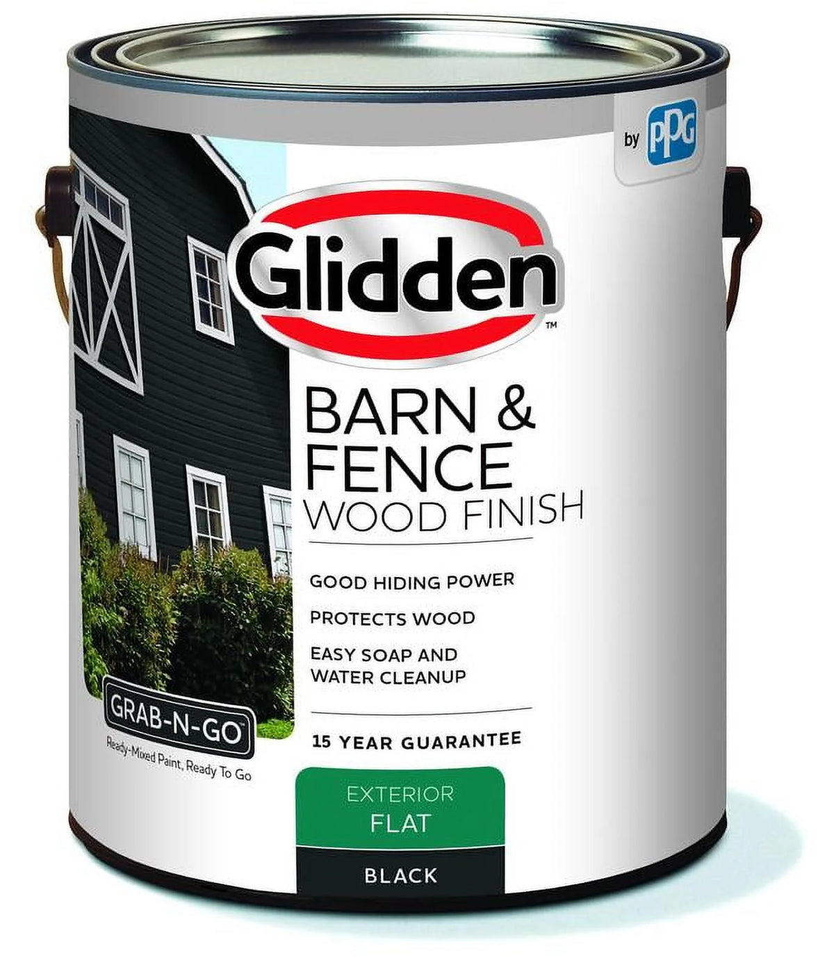 White Flat Exterior Wood Paint 1 Gallon W620