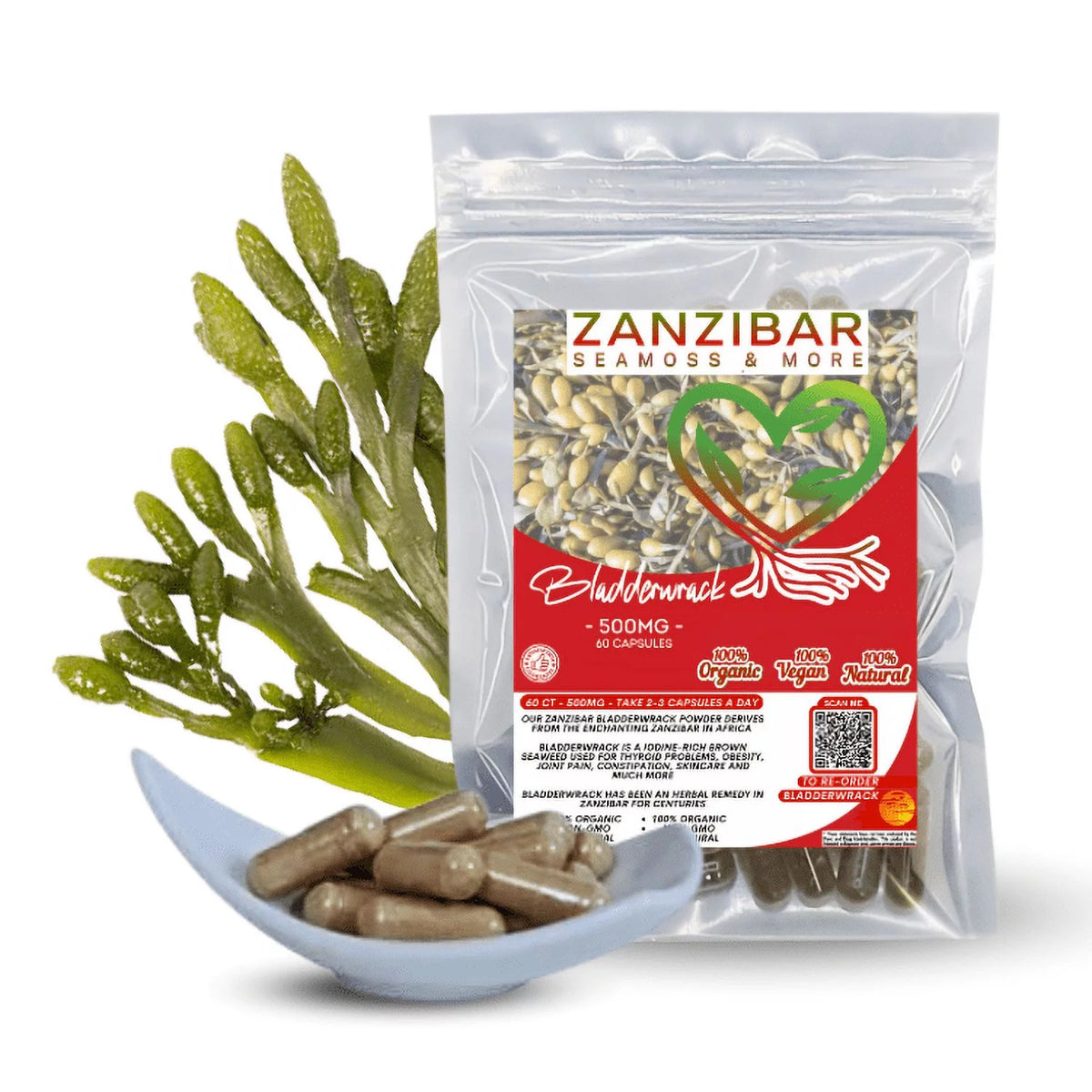 Organic Bladderwrack Pack (60ct) X207