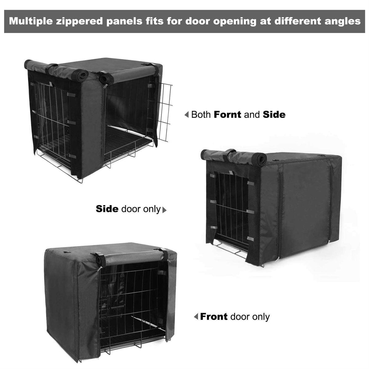 Dog Crate Cover Double Door 36 42 48 inches E795316