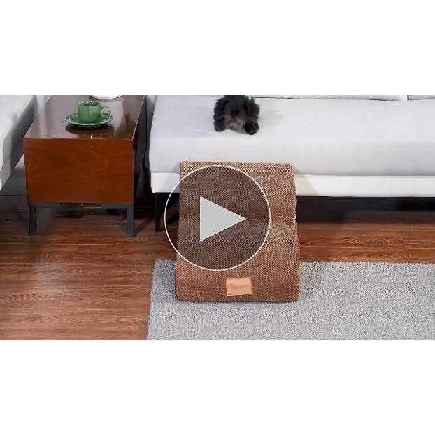 2-Step 30D Foam Pet Stairs with Waterproof Cover A648