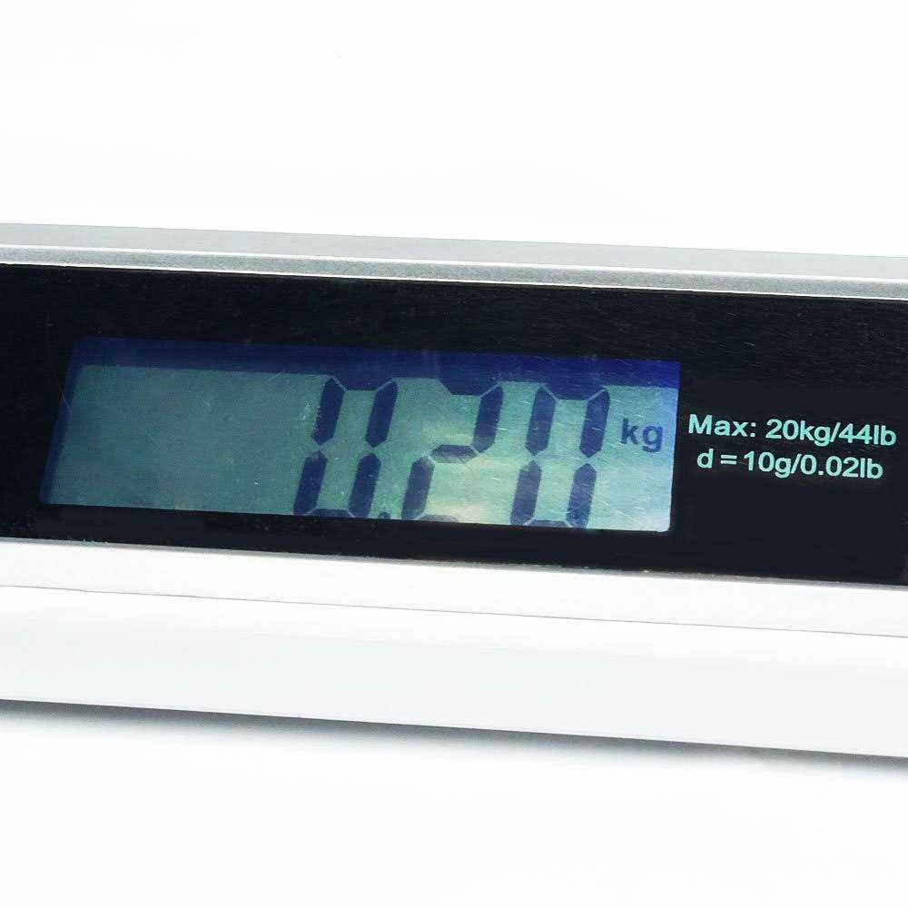 Digital Portable Pet Scale 44 lb x 0.22 lb W343444