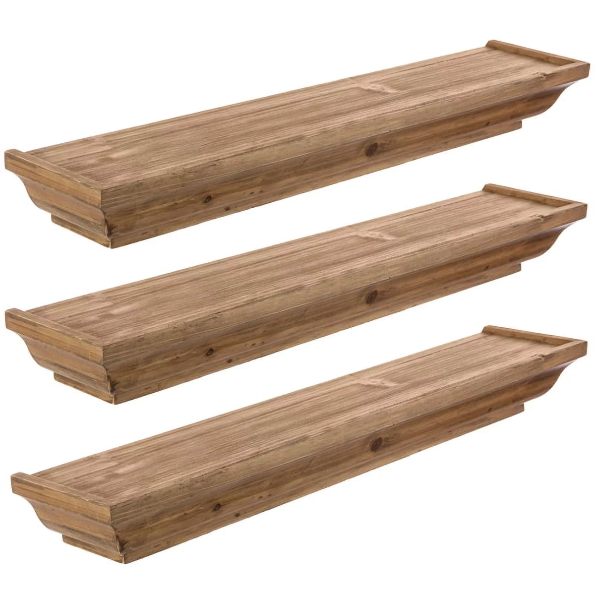 Yellow Solid Wood Shelf M523