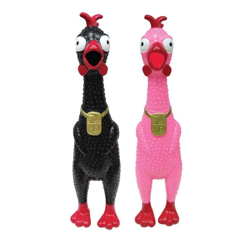 Squeaky Chicken Toy H7827