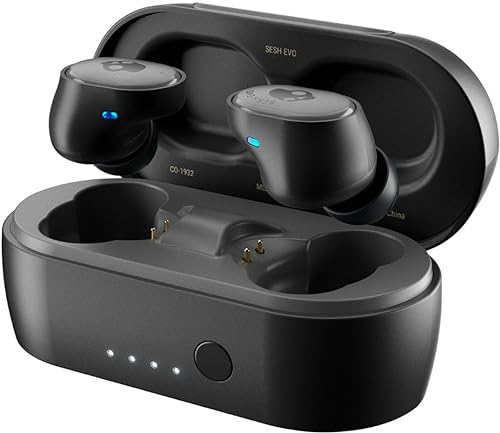 True Black True Wireless Earbuds with Charging Case T604