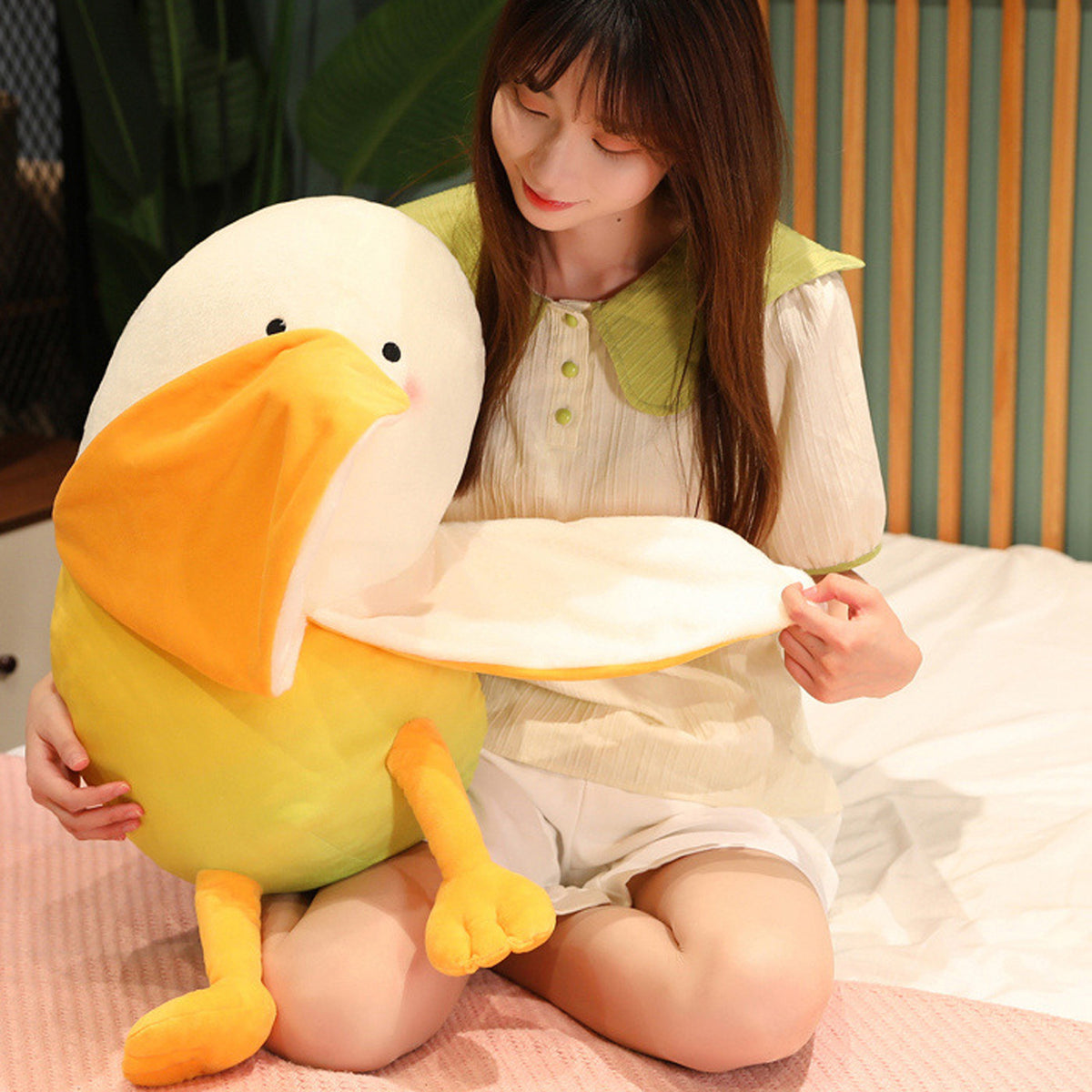 Mango Duck Cartoon Plush Doll Toy Stuffed Animal Z312278