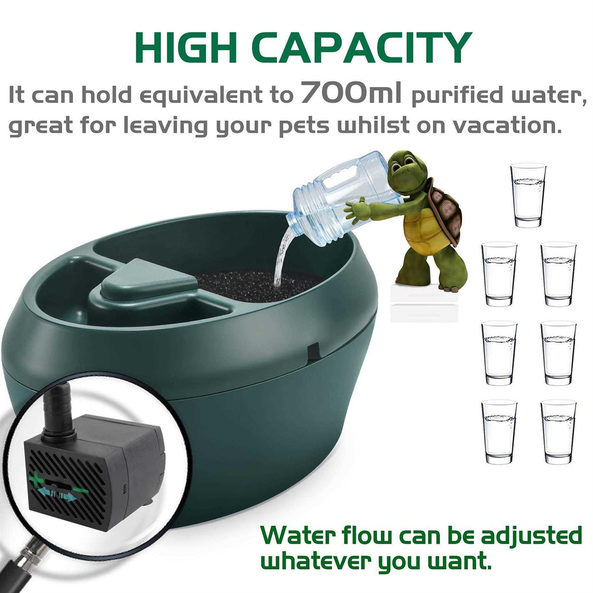 Reptile Drinking Fountain Water Dripper D780978