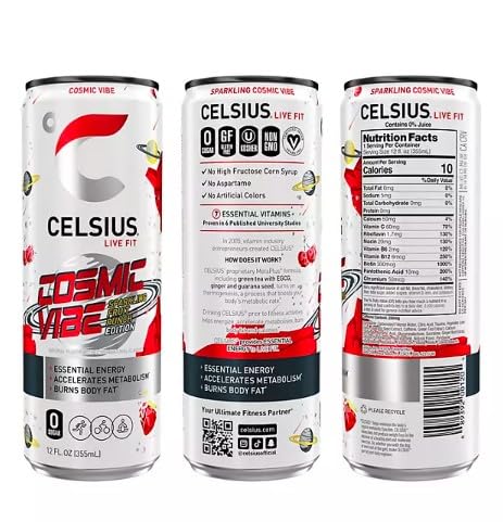 12 Pack 12 fl oz Sparkling Energy Drink Q391