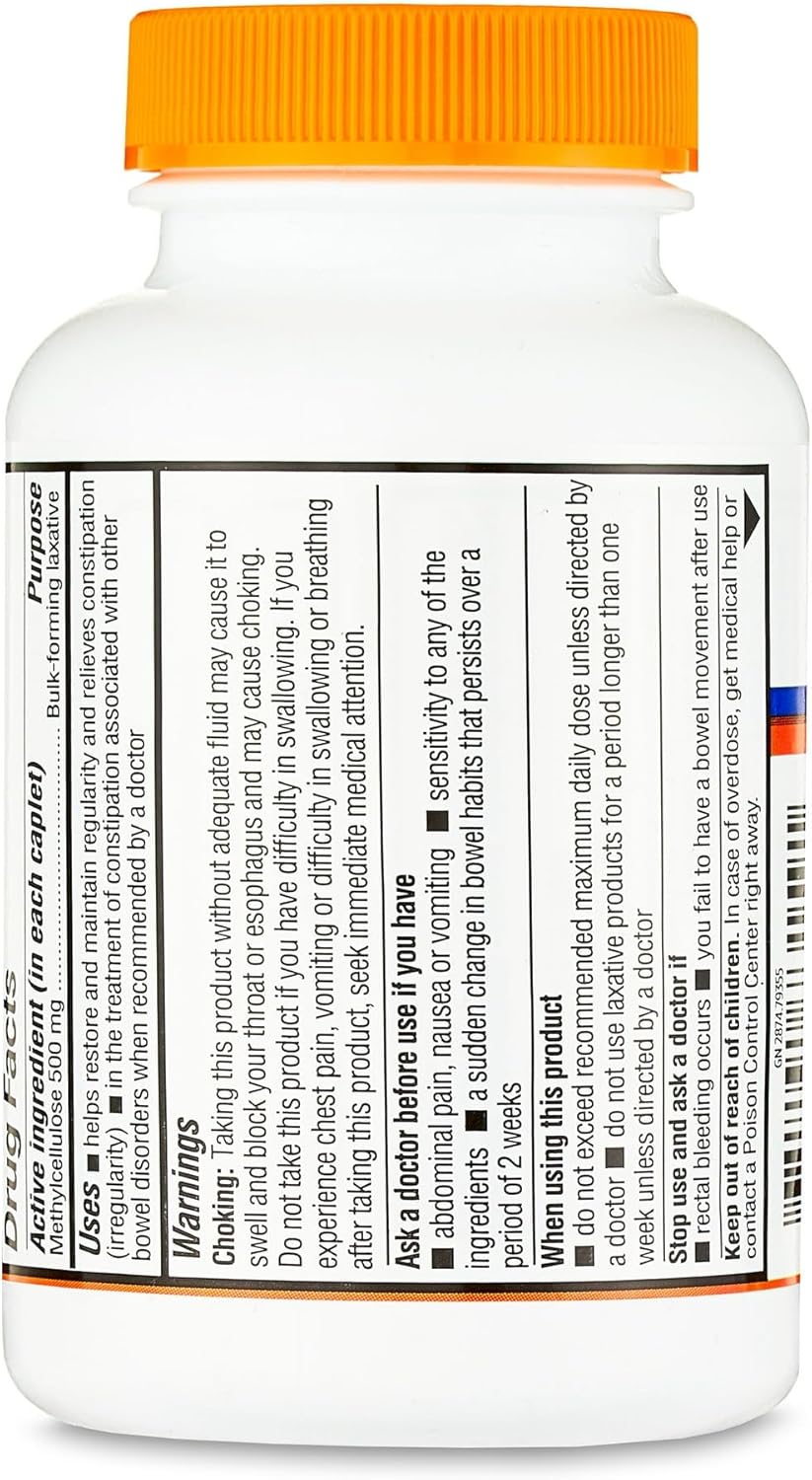 Methylcellulose 500mg, 100ct (Pack of 1) X143981