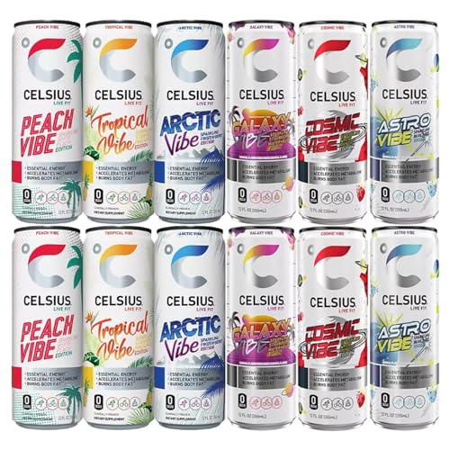 12 Pack 12 fl oz Sparkling Energy Drink Q391