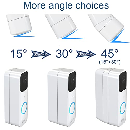Adjustable Corner Mount for Doorbell Camera, Black T470