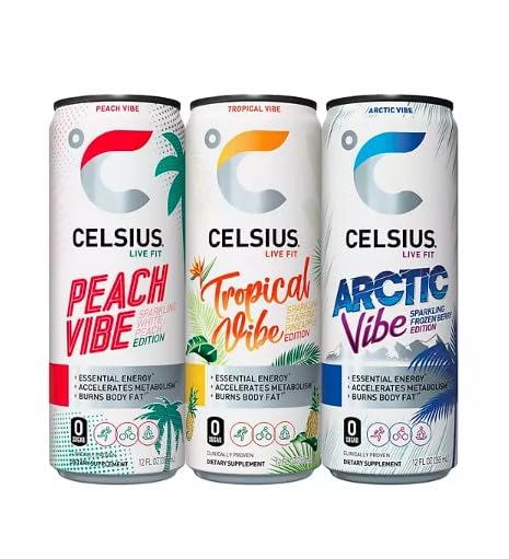 12 Pack 12 fl oz Sparkling Energy Drink Q391