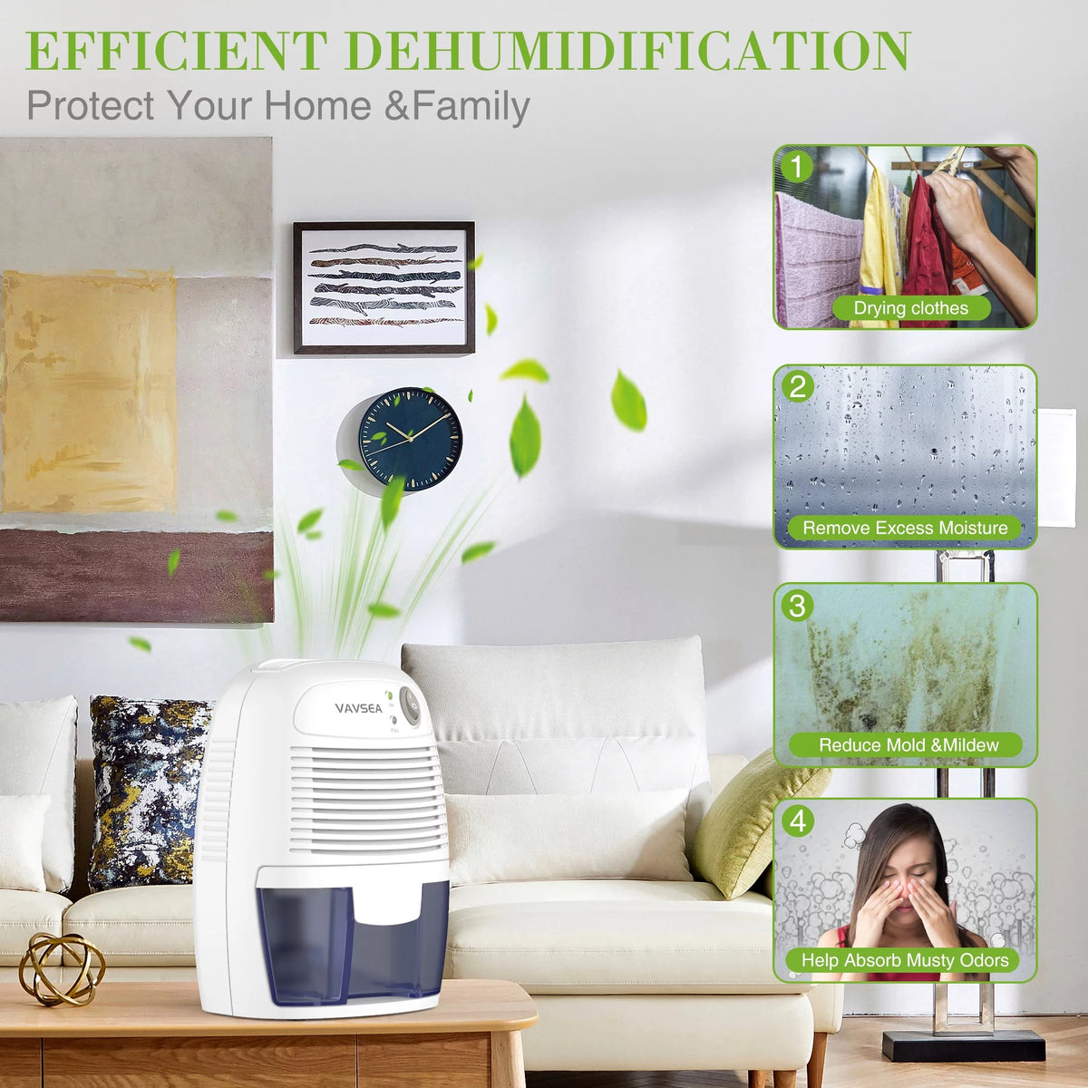 Electric Dehumidifier with Auto Shut off U9489