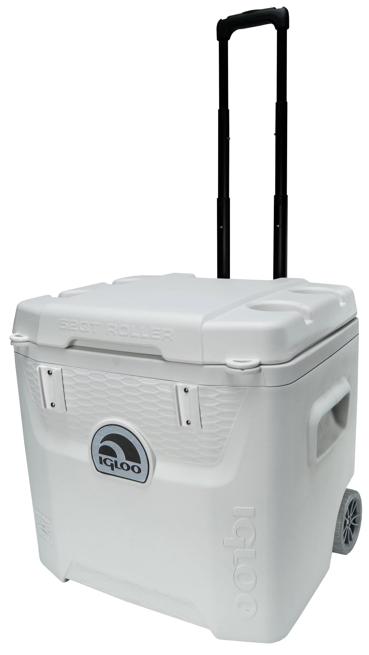 White 52 QT Wheeled Marine Ice Chest Cooler K8812