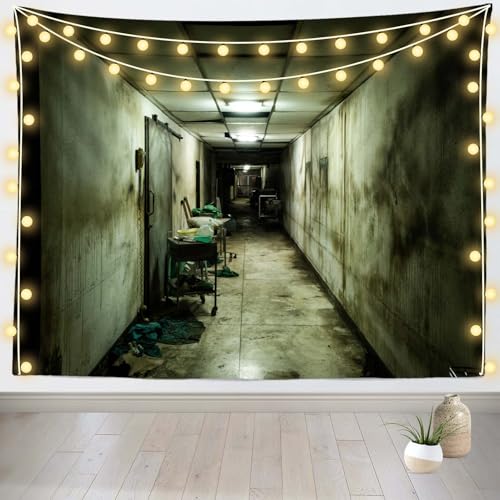 Abandoned Hospital Tapestry 118''x78'' E826