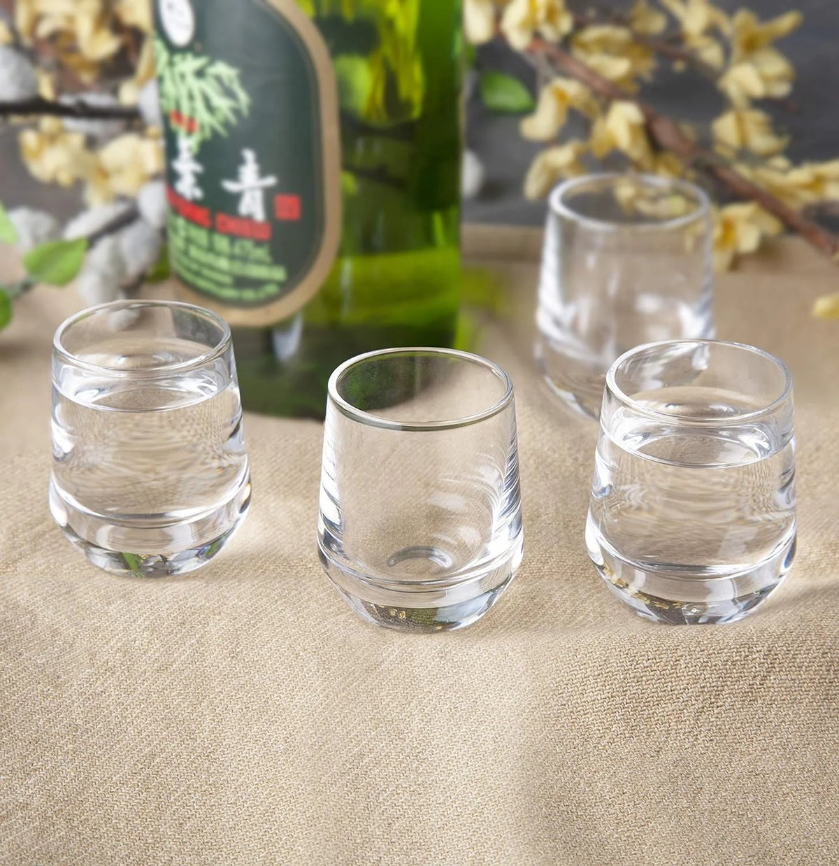 Sake Glasses, Set Of 4, Lead-Free Crystal I9752