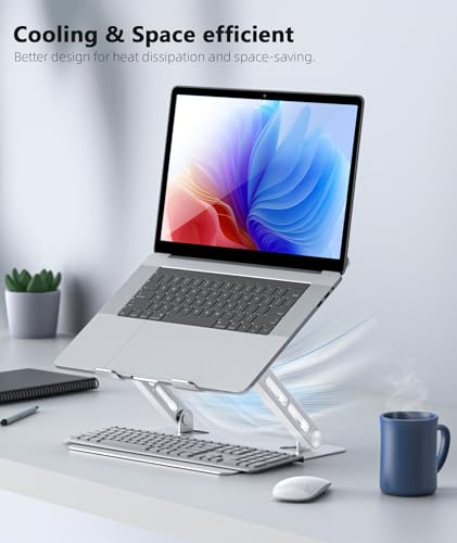 Adjustable Laptop Stand with Non-Slip Mat K814732