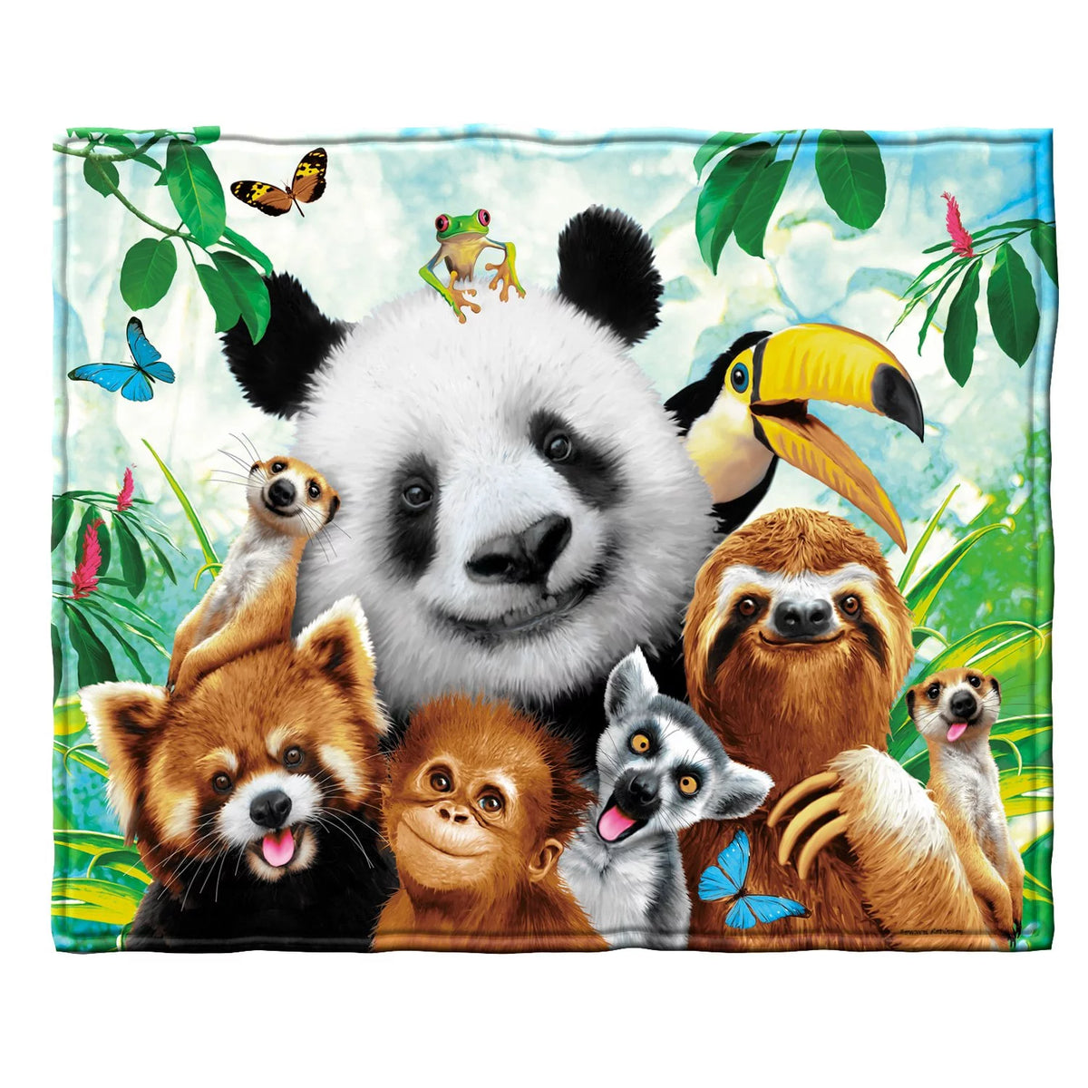 Super Soft Plush Fleece Throw Blanket D74907