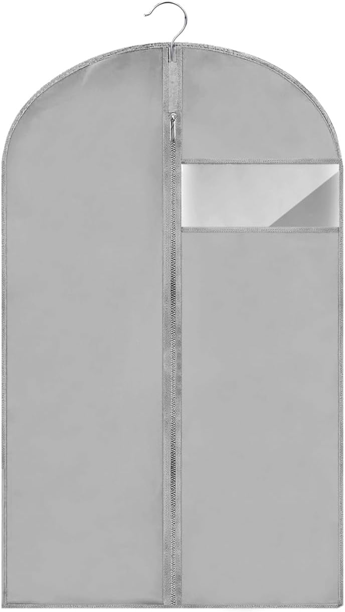 45'' Grey Garment Bag for Gowns D588