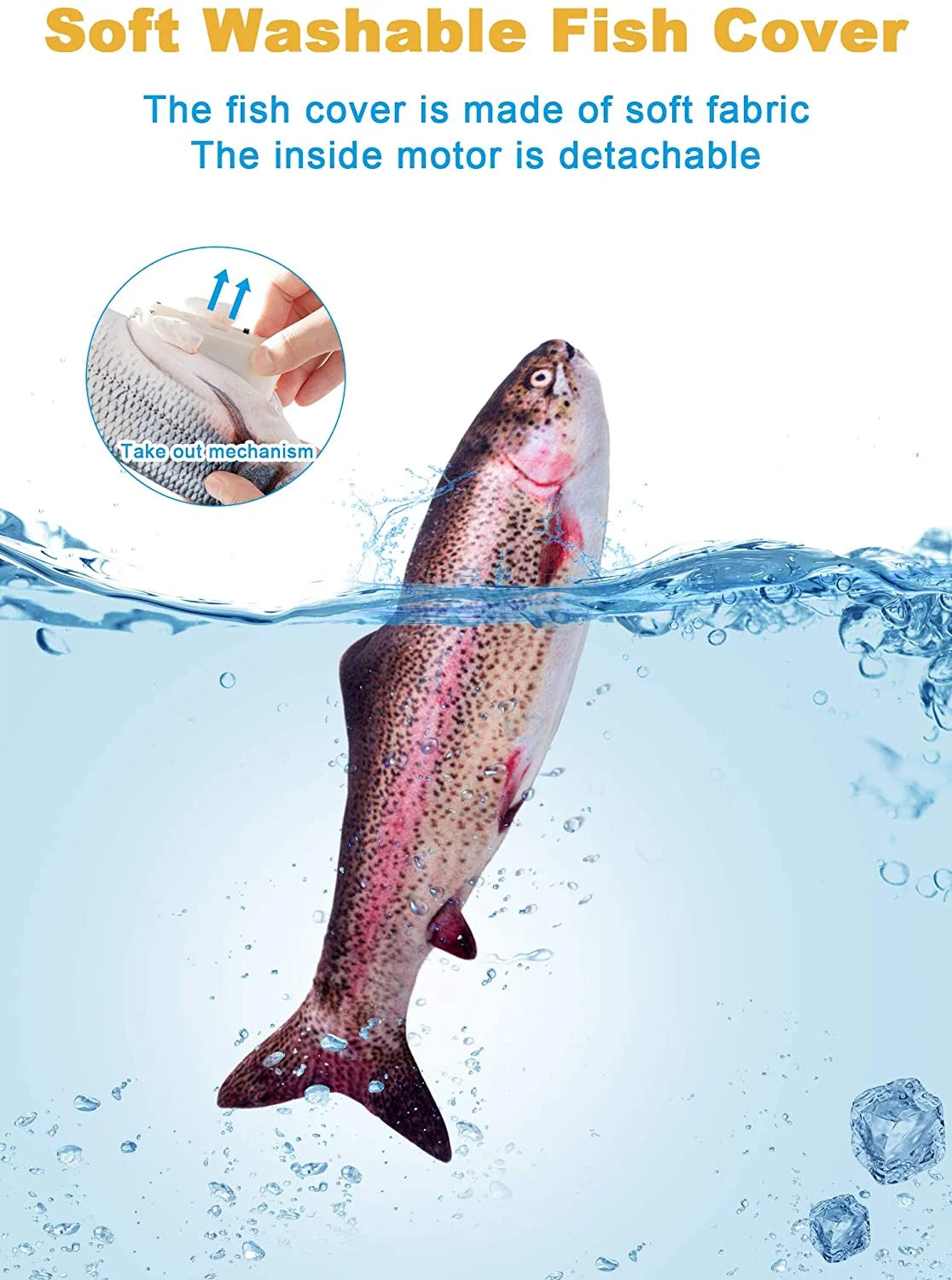 Flopping Fish Cat Toy P539438