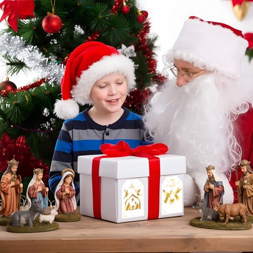 Christmas Gift Stickers Name Tags Self Adhesive Label Stickers Roll H1582
