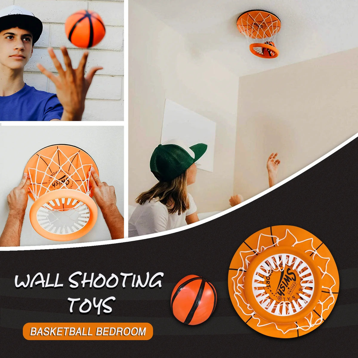 Mini Basketball Hoop Shooting Toy F7319