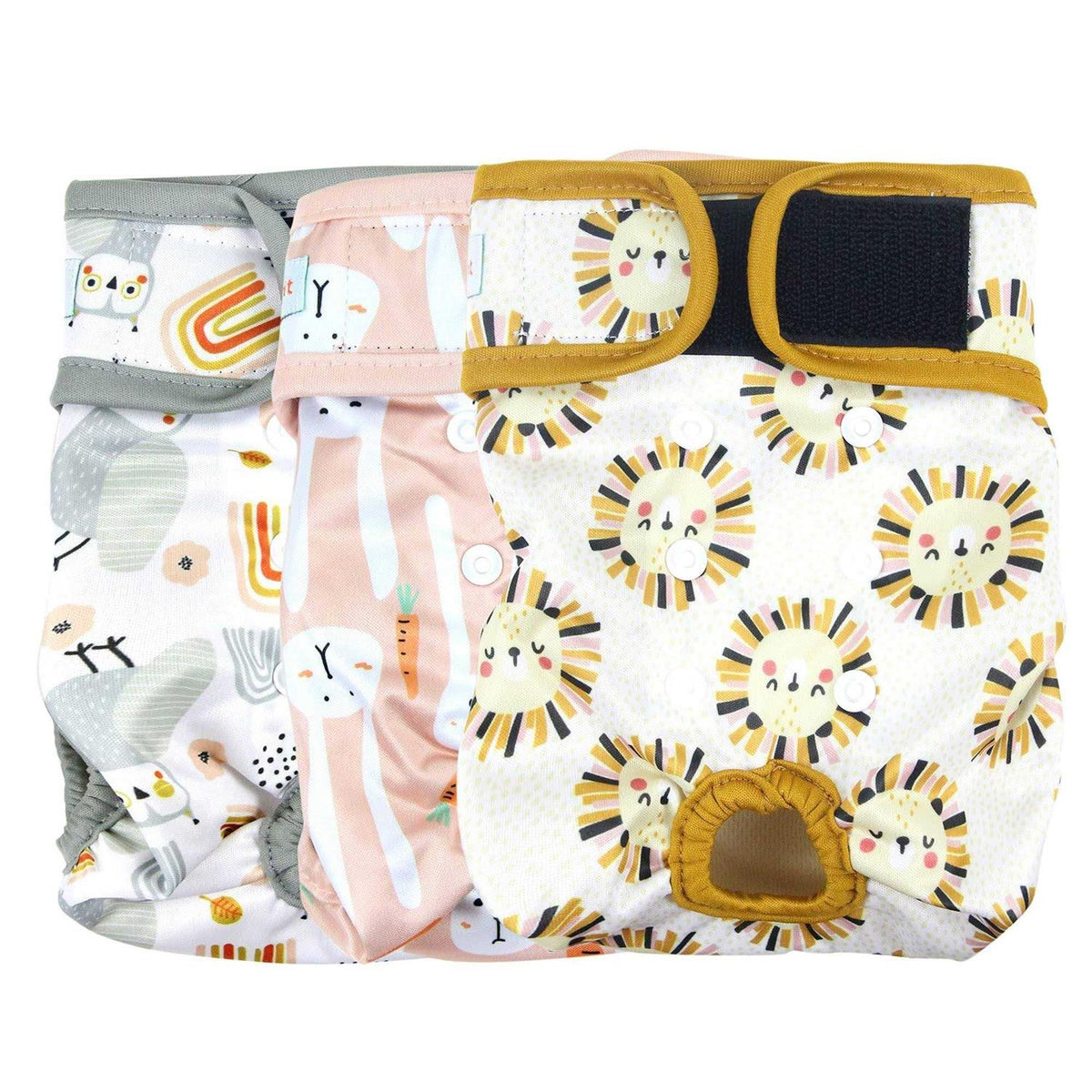 Washable No Leak Reusable Female Dog Diapers O69306