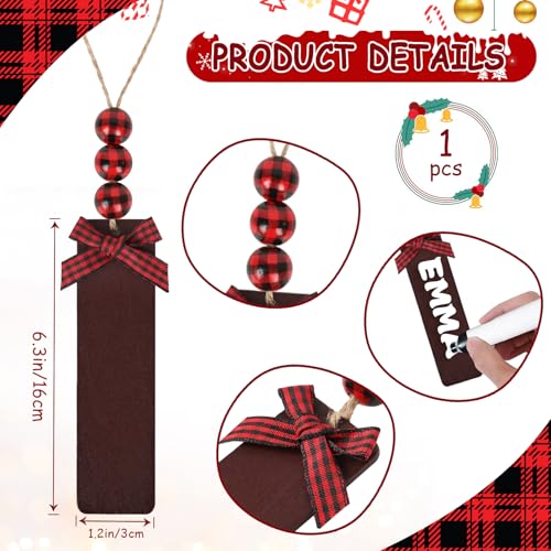 Red Black Buffalo Plaid Christmas Stocking with Faux Fur Cuff Y74790