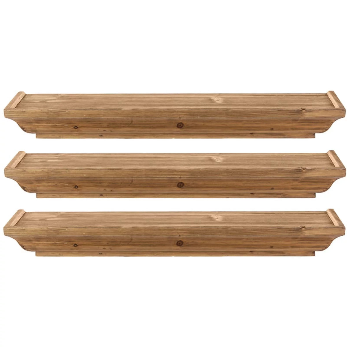 Yellow Solid Wood Shelf M523