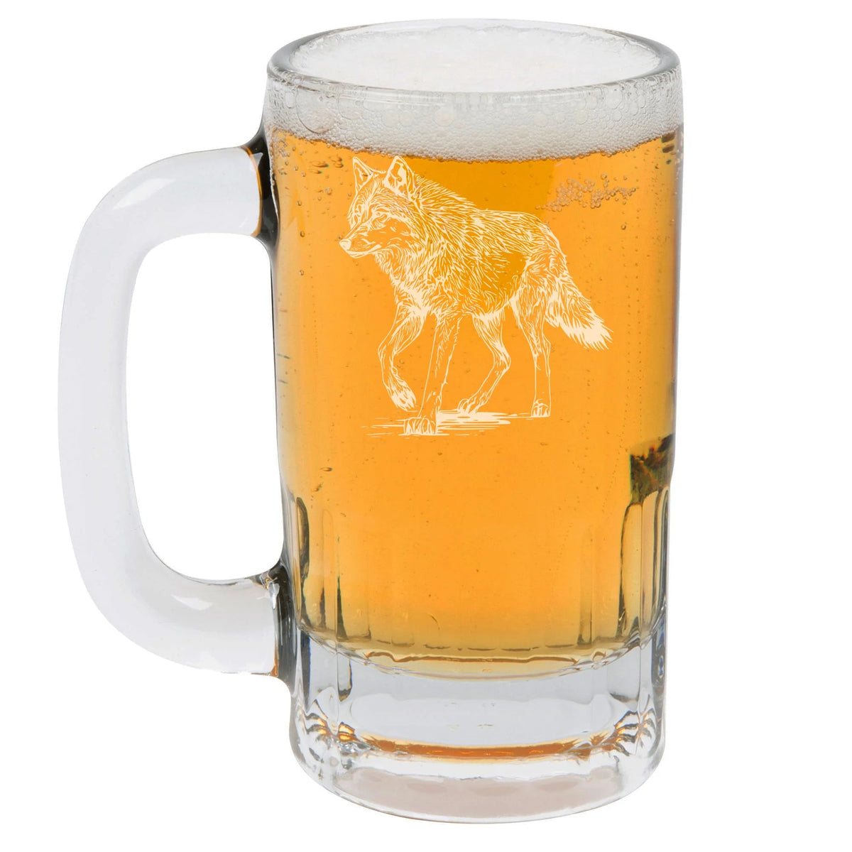 12oz Beer Mug Stein Glass Y5205