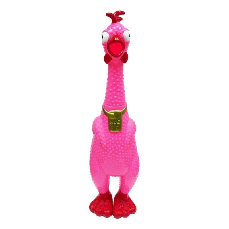 Squeaky Chicken Toy H7827