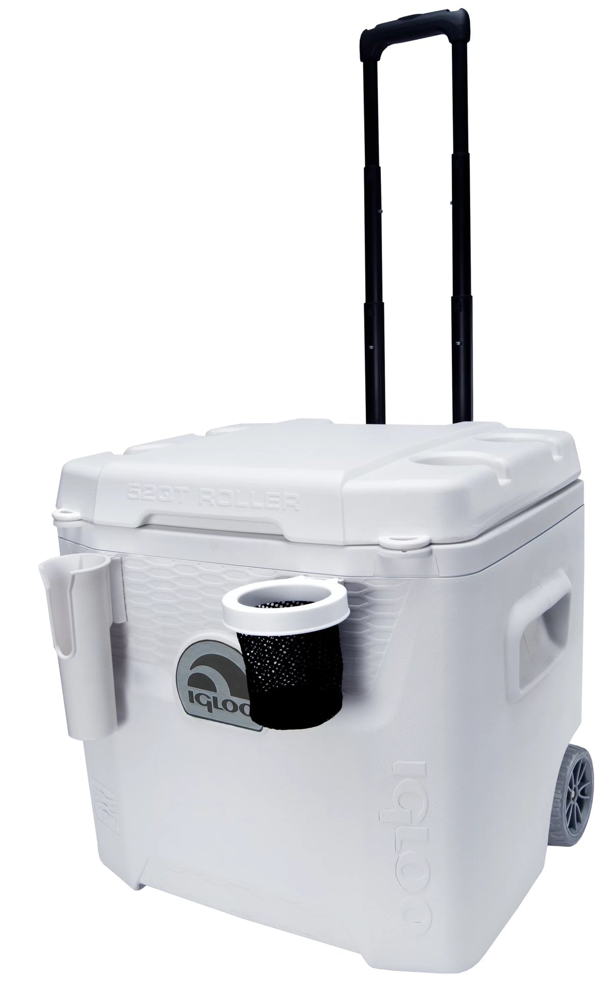 White 52 QT Wheeled Marine Ice Chest Cooler K8812